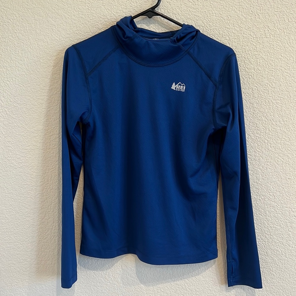 REI kids blue long sleeve hoodie size large (14-16) bluesign product